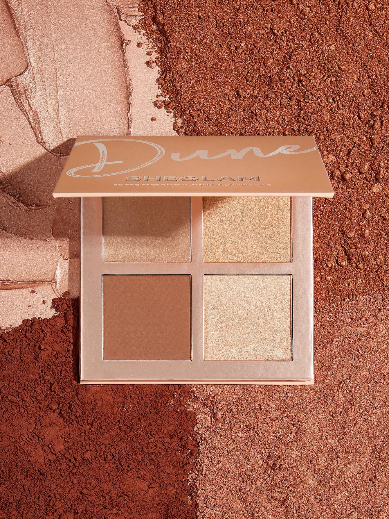 پالت 4 رنگ کانتور و هایلایتر شیگلم 3D Pro Face Dune