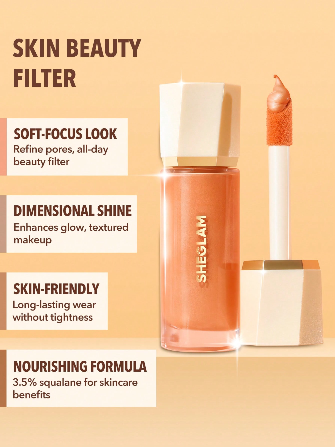 هایلایتر میکسر صورت شیگلم sunburst glow mixer رنگ fair neutral حجم 30