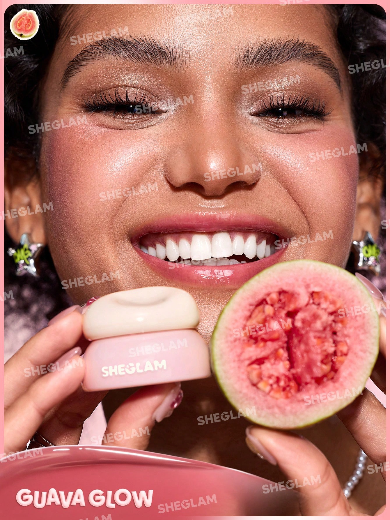 مربای لب شیگلم رنگ Guava Glow