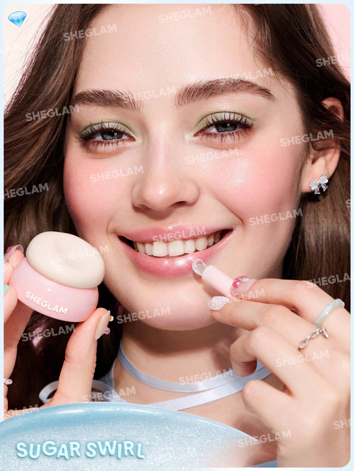 مربای لب شیگلم Hydra رنگ Sugar Swirl