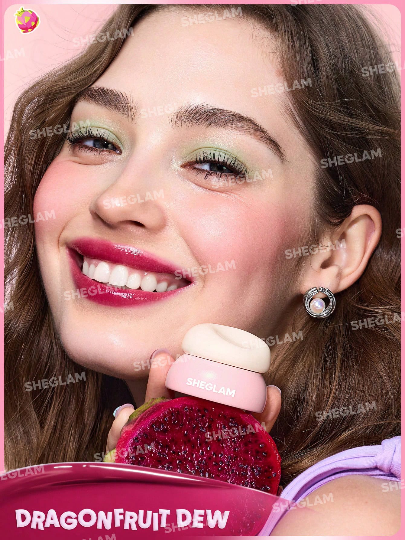 مربای لب شیگلم Hydra رنگ Dragonfruit Dew