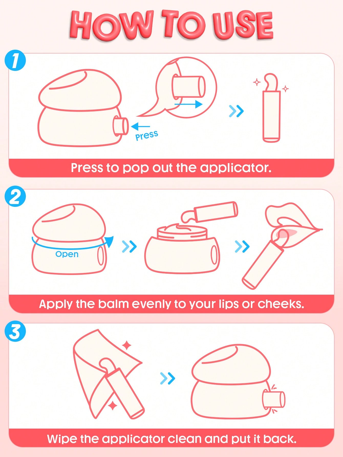 مربای لب شیگلم Hydra رنگ Sugar Swirl