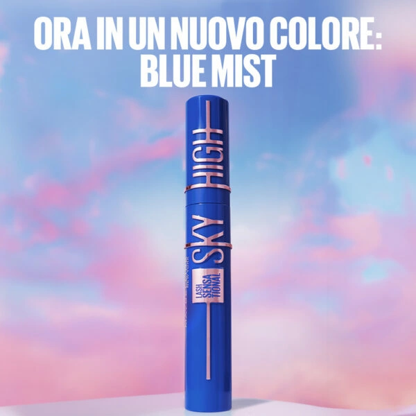 ریمل میبلین SKY HIGH رنگ blue mist