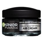 کرم مات کننده پوست چرب گارنیر AHA BHA Charcoal