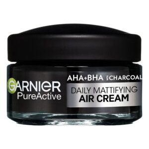 کرم مات کننده پوست چرب گارنیر AHA BHA Charcoal