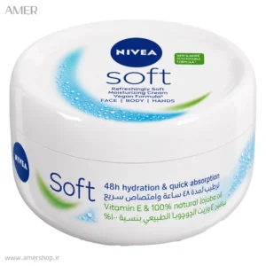 کرم مرطوب کننده پوست نیوا SOFT حجم 200