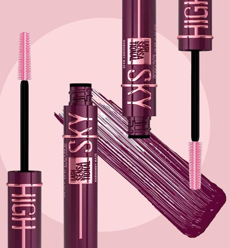 ریمل میبلین sky high رنگ Burgundy Haze