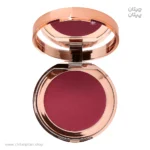 رژگونه کرمی شارلوت تیلبری Pillow Talk رنگ colour of passion