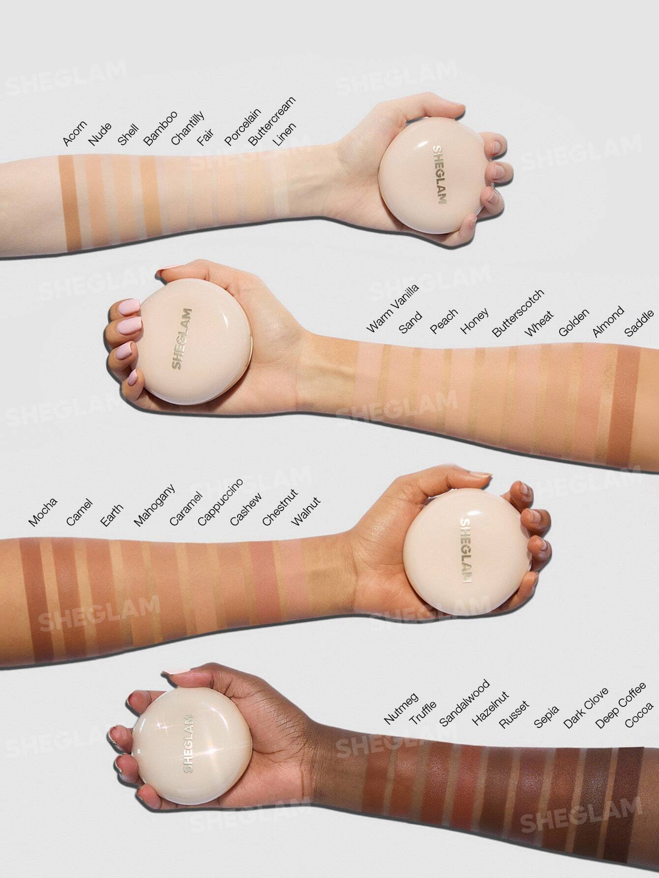 کوشن مات شیگلم Matte Cushion Foundation رنگ Nude