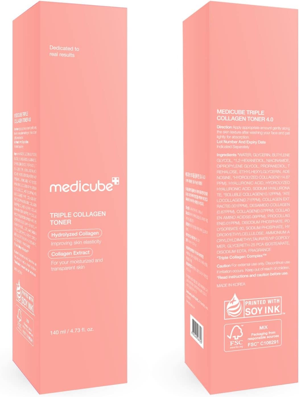 تونر جوانساز مدی کیوب Triple Collagen