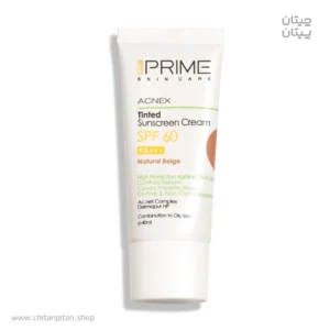 ضدآفتاب رنگی پرایم SPF60 NATURAL BEIGE