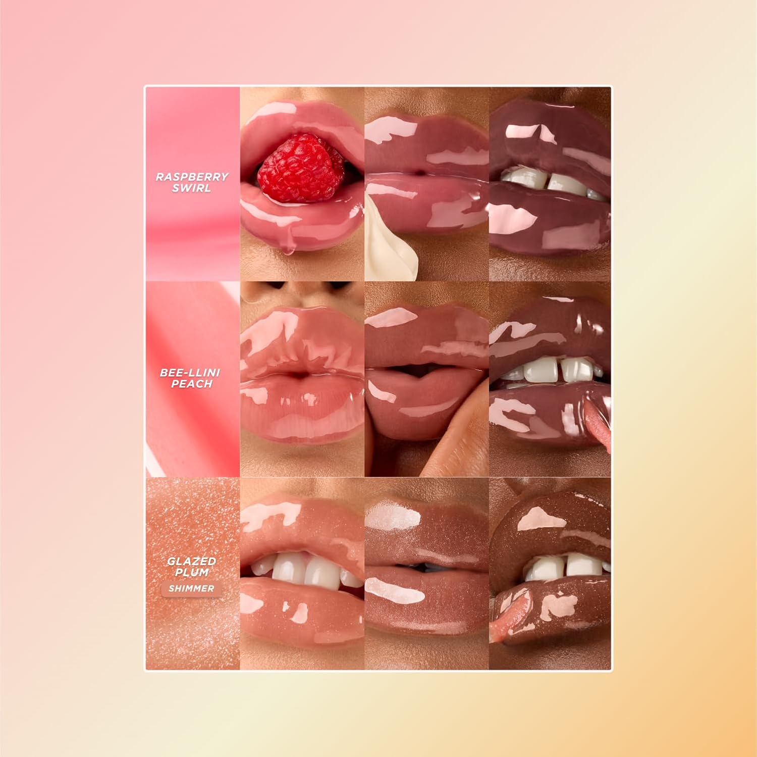 لیپ اویل گیسو glazed plum