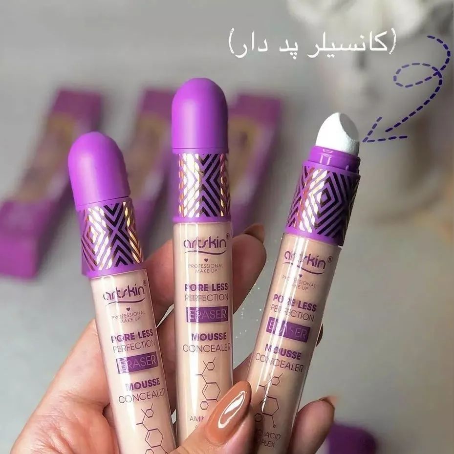 کانسیلر پد دار 2 در 1 آرت اسکین waterproof 03