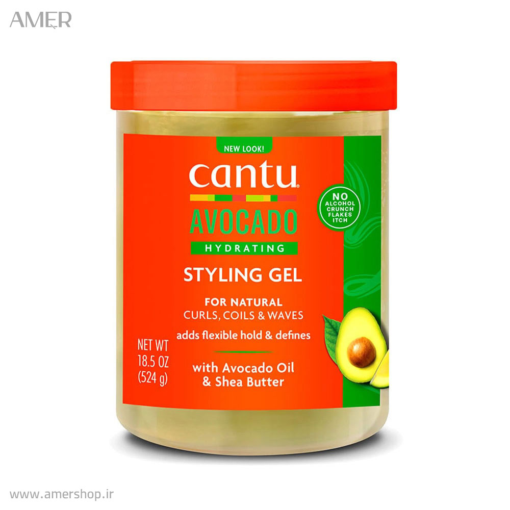 ژل آبرسان و حالت دهنده موی فر کنتو Avocado حجم 524