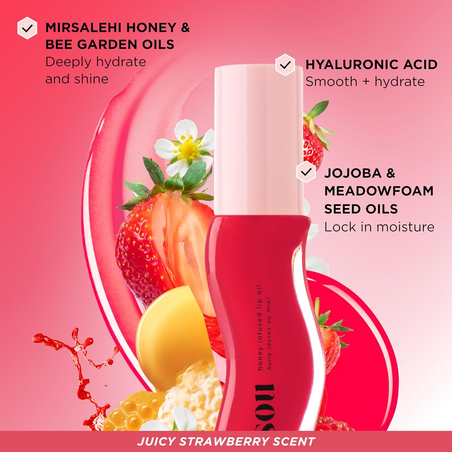 لیپ اویل گیسو strawberry sorbet