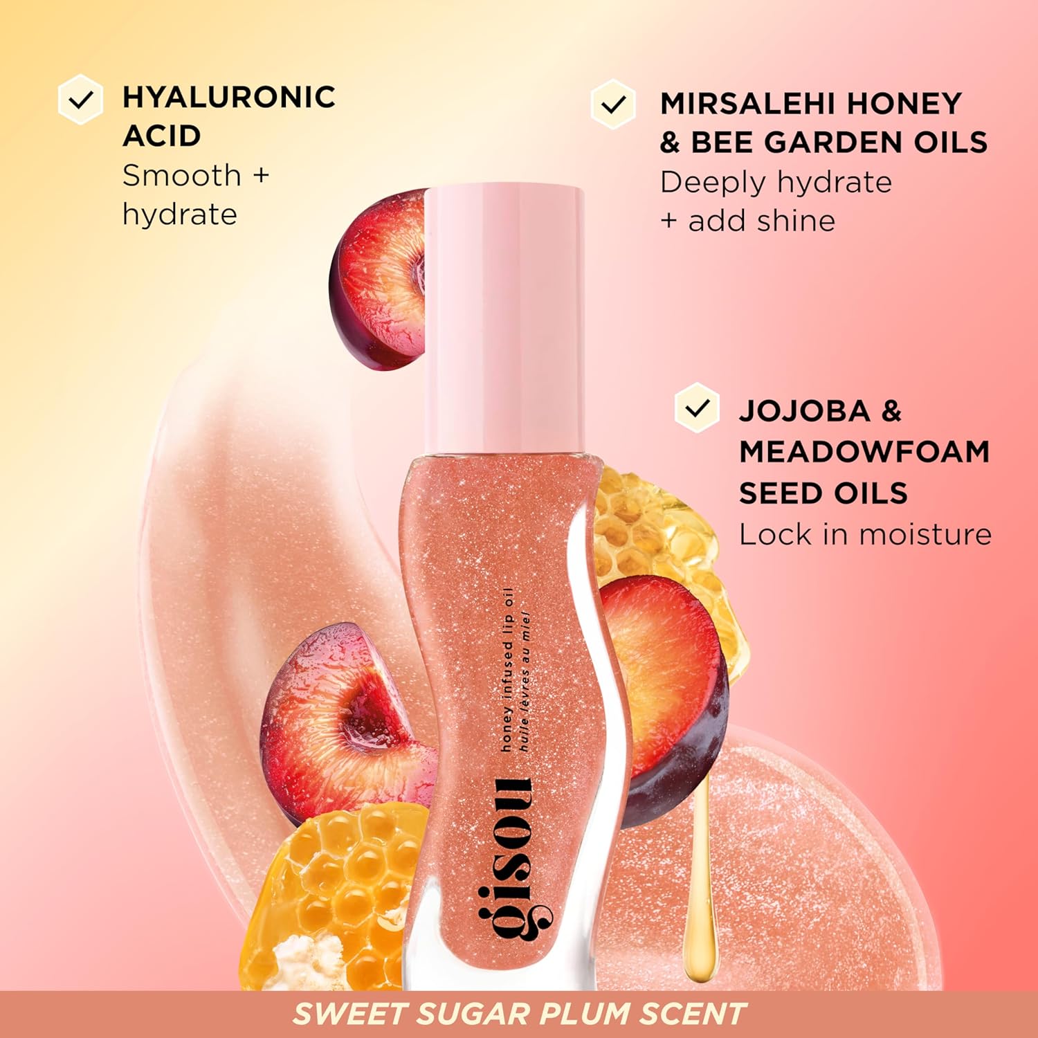 لیپ اویل گیسو glazed plum