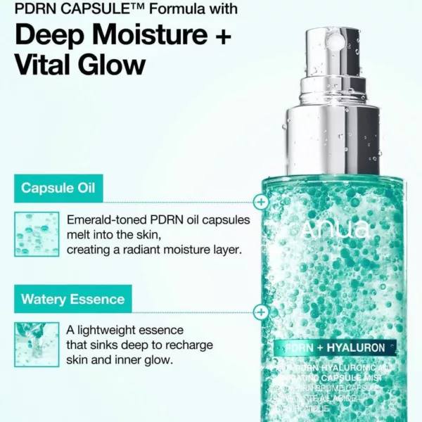 میست آبرسان آنوا PDRN + Hyaluron Hydrating Capsule Mist