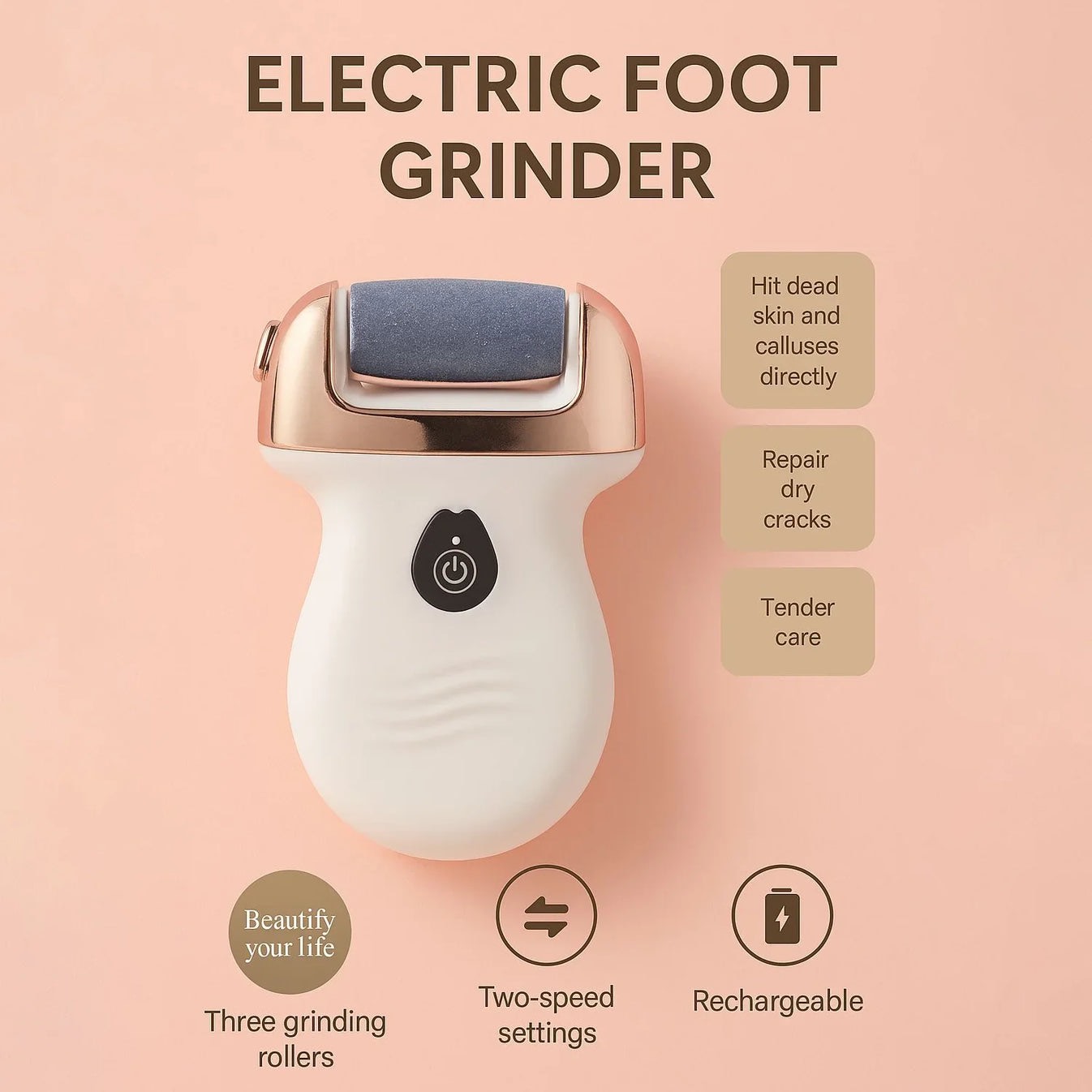 سنگ پای برقی electric foot grinder