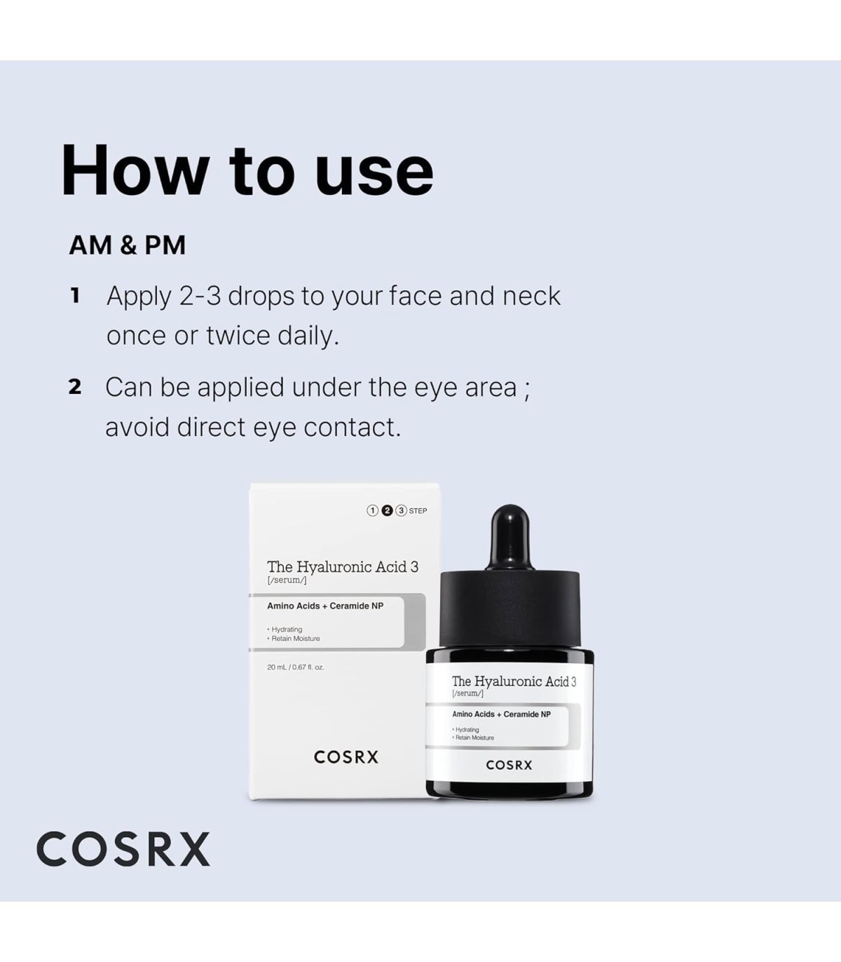 سرم آبرسان کوزارکس Hyaluronic Acid